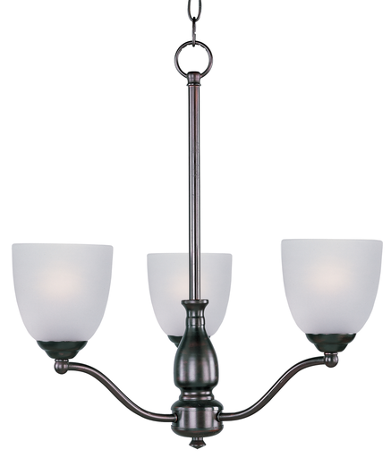Stefan 3-Light Chandelier, Oil Rubbed Bronze