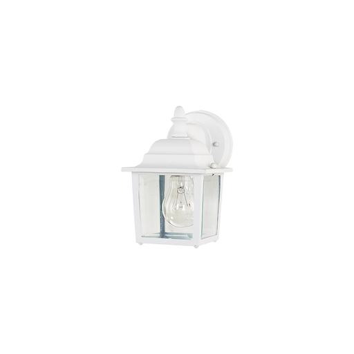 Product image for Builder 1 Light Small Wall Lantern - White
