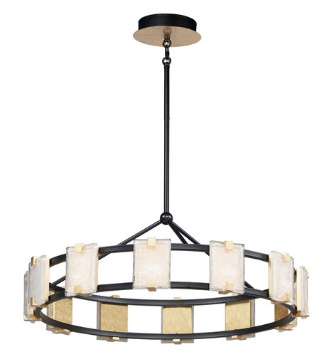 Product image for MAXIM 39536CYBKGL RADIANT 12-LIGHT LED CHANDELIER