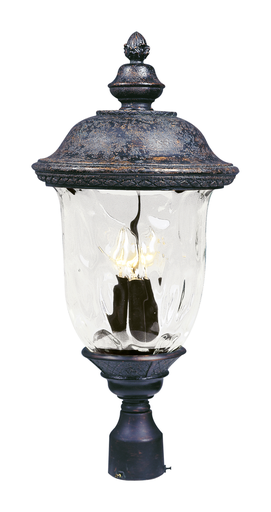 Product image for Carriage House VX 3 Light Post Lantern - Oriental Bronze