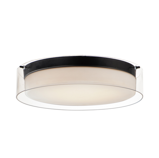 Product image for Duo 16'' LED Flush Mount - Black