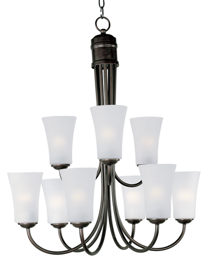 Logan 9-Light Chandelier, Oil Rubbed Bronze