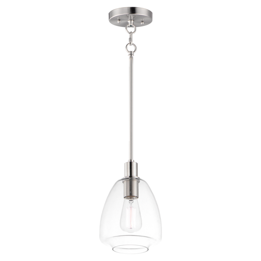 Babylon 1-Light Pendant, Satin Nickel