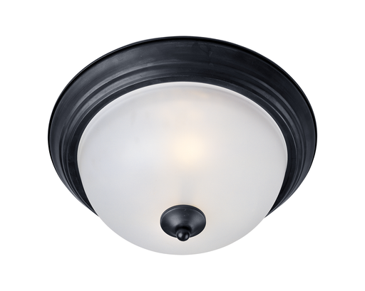 Essentials 2-Light Flush Mount, Black