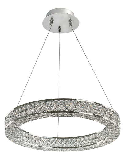 Product image for Eternity 20" LED Pendant - Polished Chrome
