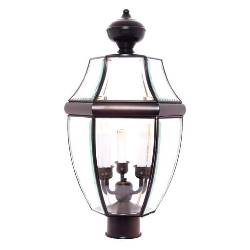 Product image for South Park 3 Light Large Post Lantern - Burnished