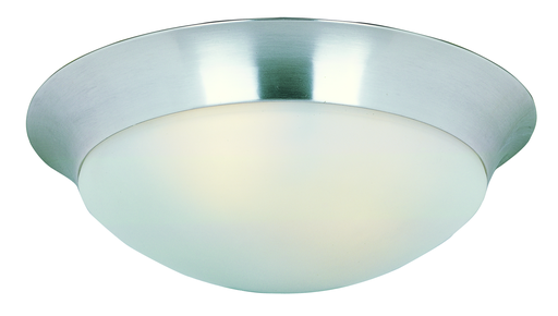 Product image for Essentials 3 Light Flush Mount - Satin Nickel w/ Frosted Glass