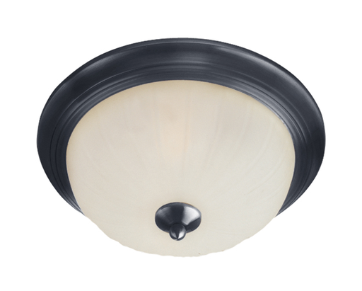 Essentials 2-Light Flush Mount, Black