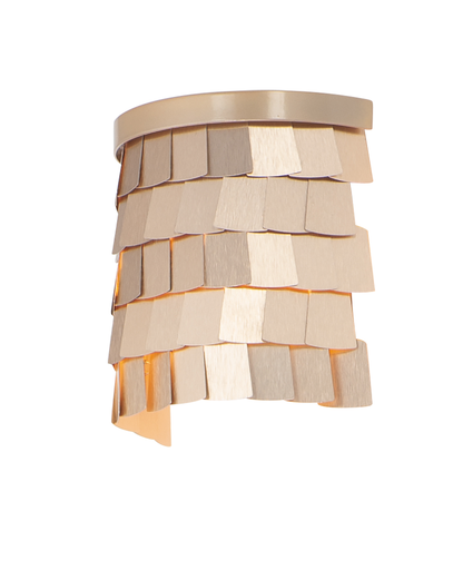 Product image for Glamour 2 Light Wall Sconce - Champagne/Gold