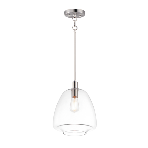 Babylon 1-Light Pendant, Satin Nickel