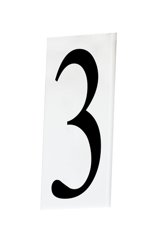 Product image for MAXIM 53613WT HOUSE NUMBER 3