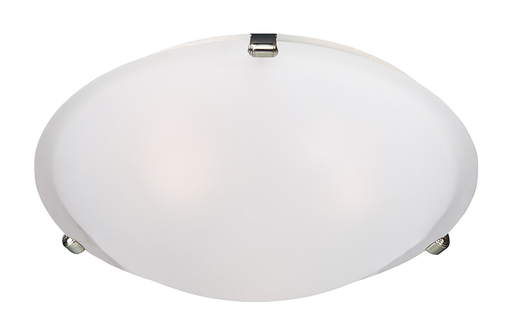 Product image for Malaga 3 Light Flush Mount - Satin Nickel w/ Frosted Glass