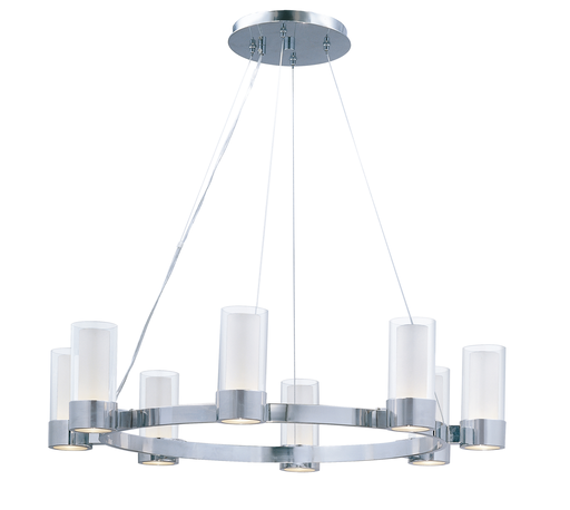 Product image for Silo 8 Light LED Chandelier - Polished Chrome
