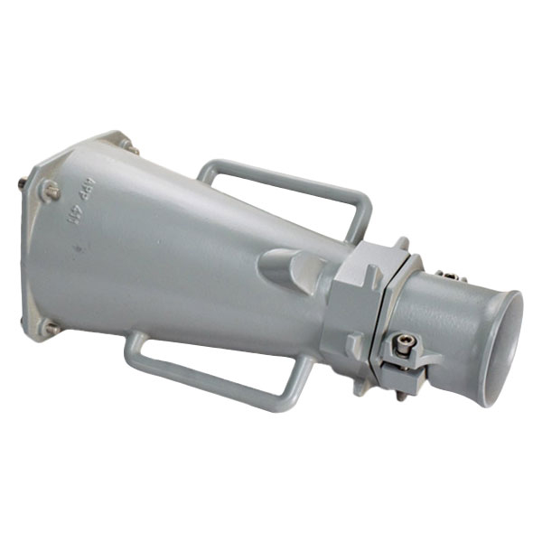 Product image for Meltric 47-3A013-200 Handle Metal, Aluminum painted, Gray, Size F, IP66/IP67