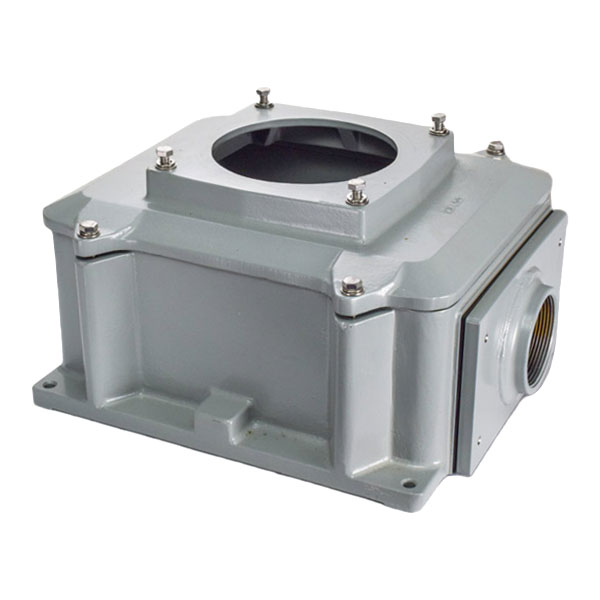 Product image for Meltric MB40-20 Box Metal, Aluminum painted, Gray, Size C