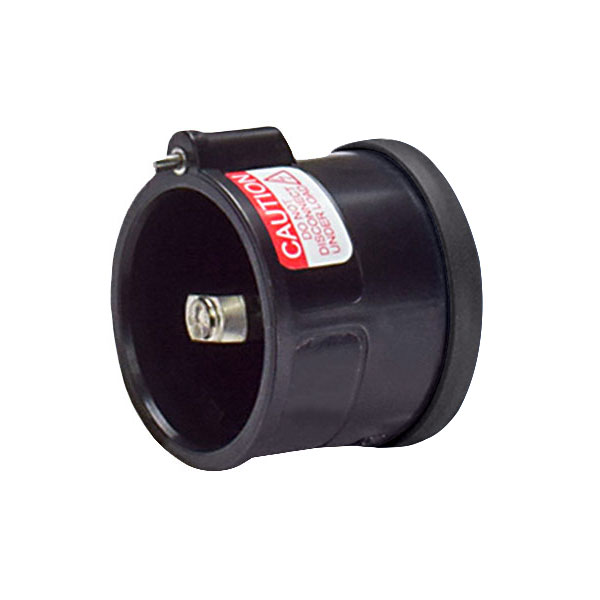 Product image for Meltric 45-38001-P80 CS1000 Inlet, Poly, Black, Size M, IP66/IP67, Single Pole, 400A, 600 VAC, 60 Hz