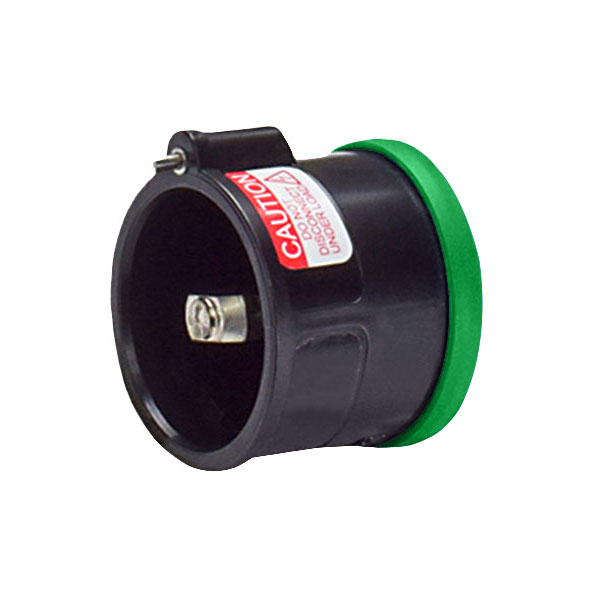 Product image for Meltric 45-3800T-P80 CS1000 Inlet, Poly, Black, Size M, IP66/IP67, Single Pole, 400A, 600 VAC, 60 Hz