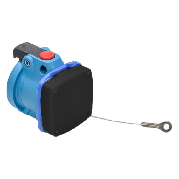 Product image for Meltric DS3PC Plug cap Poly, Blue, Size 3