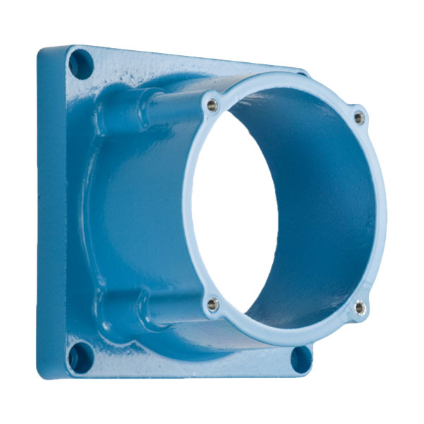 Product image for Meltric 595M0 Angle adapter Metal, Aluminum painted, Blue, Size 5