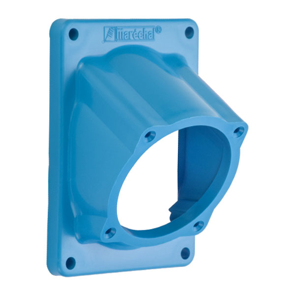 Product image for Meltric 512M3 Angle adapter Poly, Blue, Size 2