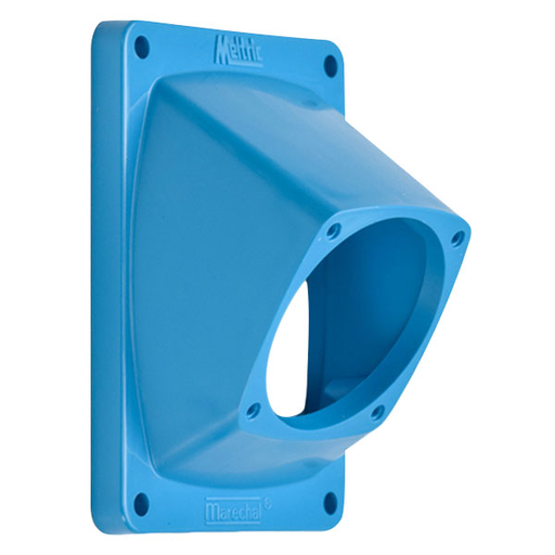 Product image for Meltric 511M3 Angle adapter Poly, Blue, Size 1
