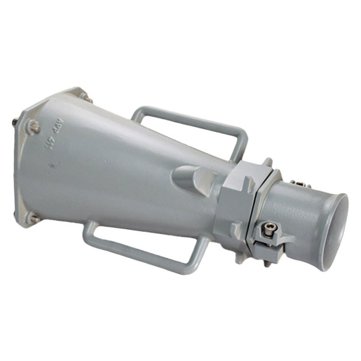 Product image for Meltric 47-3A013-200 Handle Metal, Aluminum painted, Gray, Size F, IP66/IP67