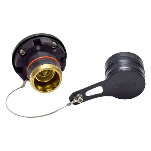 Product image for Meltric 45-48001-P80 SP Inlet, Poly, Black, Size S, IP66/IP67, Single Pole, 600A, 600 VAC, 60 Hz