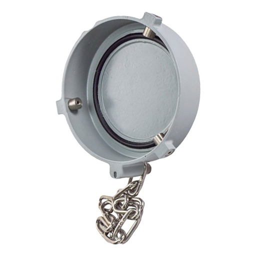 Product image for Meltric 47-3A925 Cap Metal, Aluminum painted, Gray, Size F