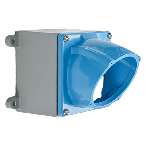 Product image for Meltric 715C3N20 Box/angle adapter Poly, Blue, Size 5