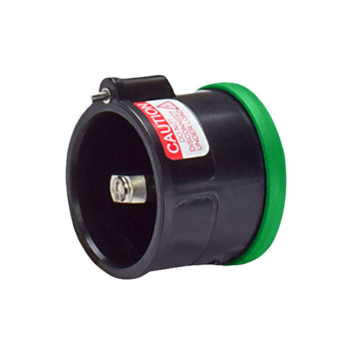 Product image for Meltric 45-3800T-P80 CS1000 Inlet, Poly, Black, Size M, IP66/IP67, Single Pole, 400A, 600 VAC, 60 Hz