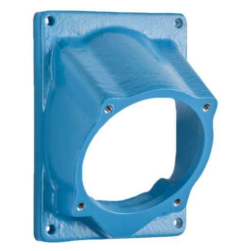 Product image for Meltric 594M3 Angle adapter Metal, Aluminum painted, Blue, Size 4