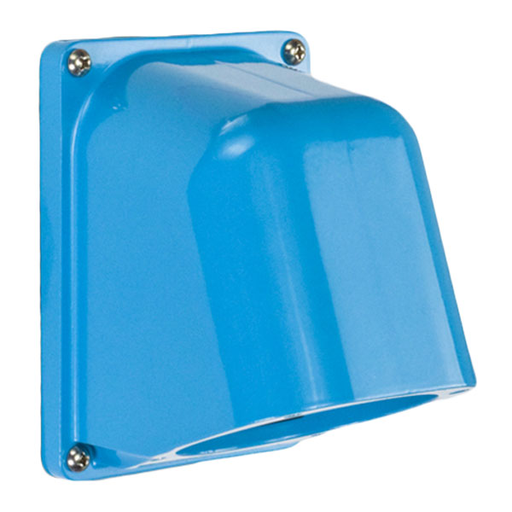 Product image for Meltric 594M7 Angle adapter Metal, Zamak, Blue, Size 4