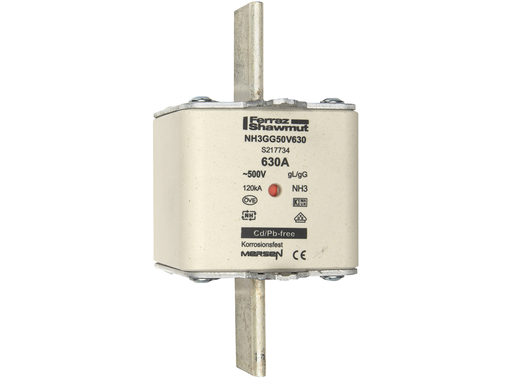 Mersen S217734 Fuse-link NH3 gG 500 Product image for Mersen S217734 Fuse-link NH3 gG 500