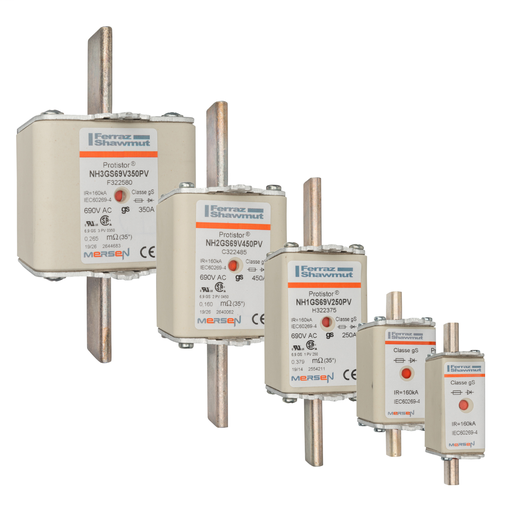 Product image for Mersen F322051 High-Speed Fuse NH 0