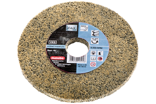 5x3/8x7/8 Unitized fleece disc medium