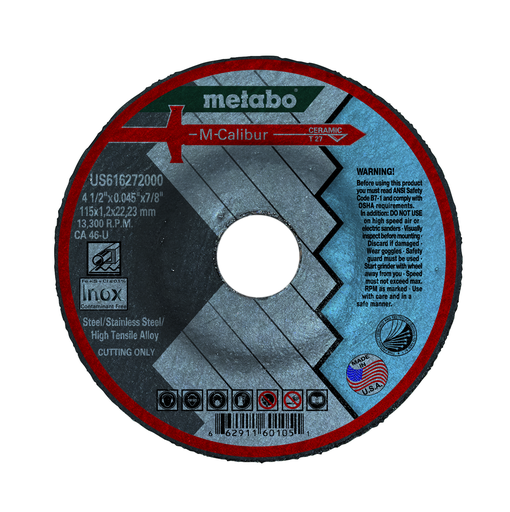 4-1/2 x 0.045 x 7/8 M-Calibur T27 Cut