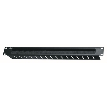 Brush Grommet Panel, 1 RU