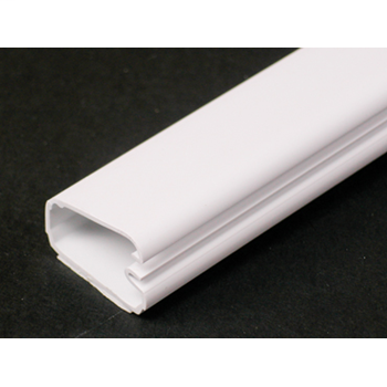 Product image for Wiremold 2800 1 x 1/2" Ivory Non-Metallic 1-Channel 1-Piece Low Voltage Latching Raceway