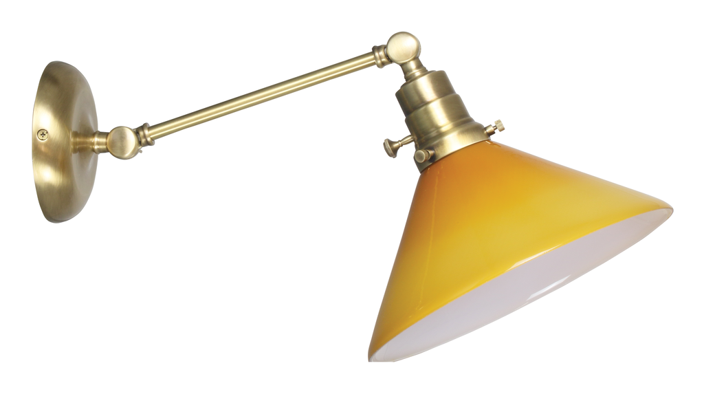 Product image for Otis 1 Light Wall Lamp - Antique Brass