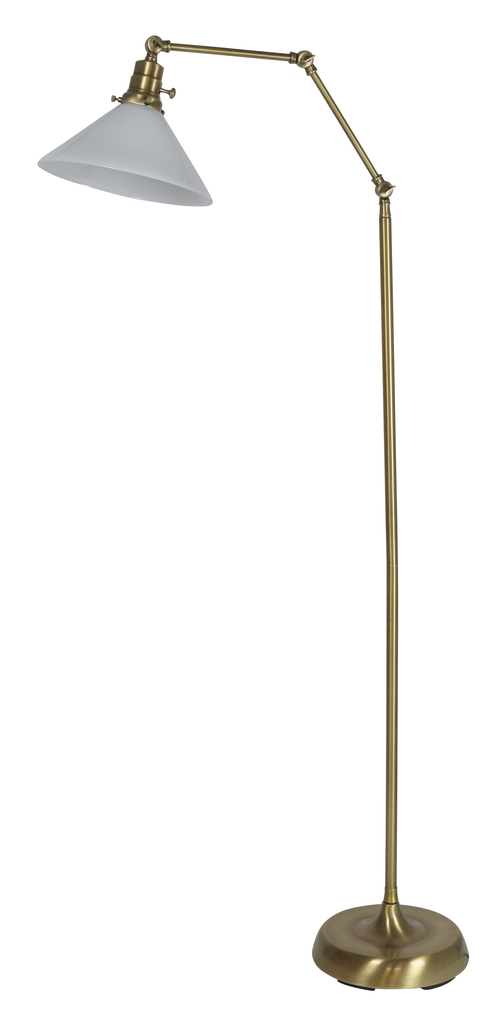 Product image for Otis 1 Light Floor Lamp - Antique Brass