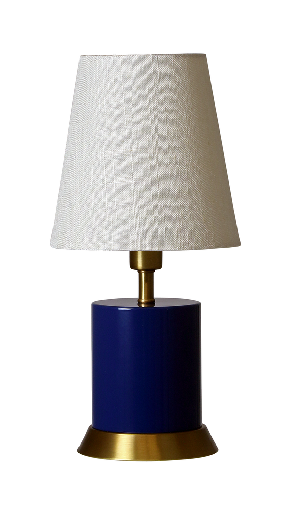 Product image for Geo 1 Light Cylinder Mini Accent Lamp - Navy Blue