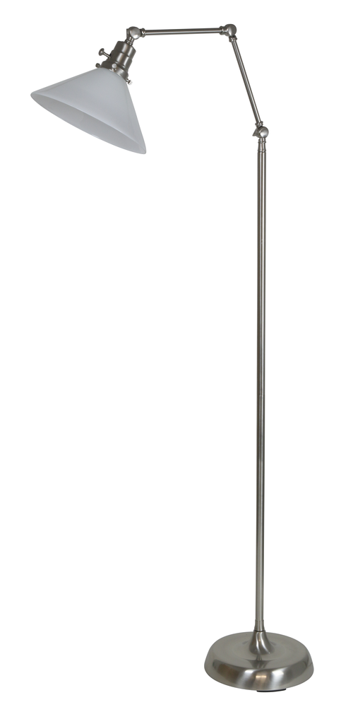 Product image for Otis 1 Light Floor Lamp - Satin Nickel