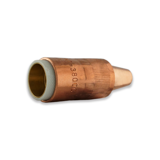 NT-3800C, Centerfire™ Tapered Thread-On Nozzle (Large), 3/8" Bore, Flush Tip, Copper (10 per pkg)