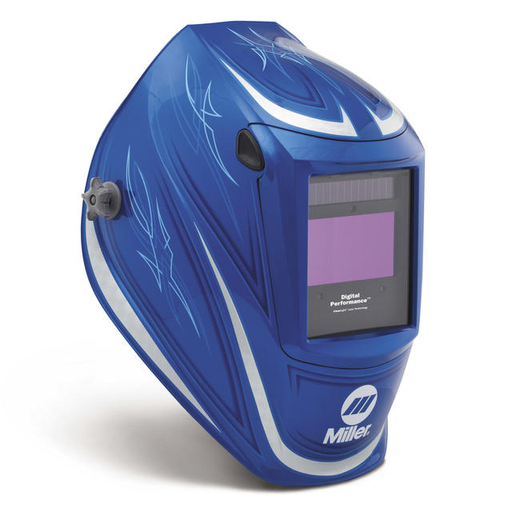 Miller digital Performance 64' Custom Welding Helmet With Variable Shades 3, 5 - 13 Clearlight Lens Technology Auto Darkening Lens