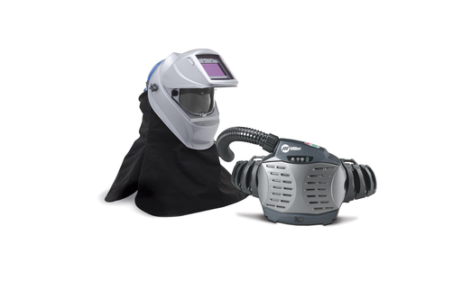 PAPR with Hard Hat & Titanium 9400i Helmet