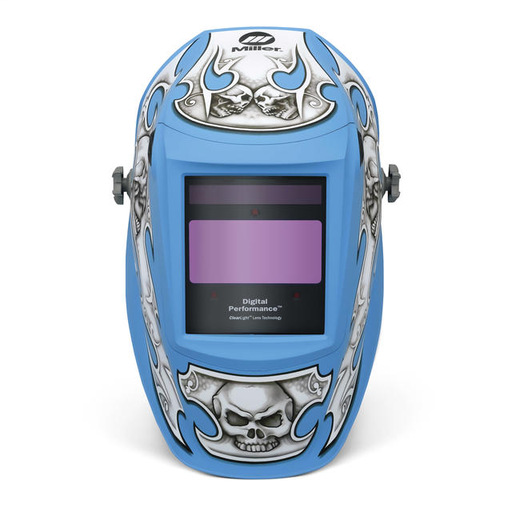 Miller digital Performance Crusher Helmet With Variable Shades 3, 5 - 13 Clearlight Lens Technology Auto Darkening Lens