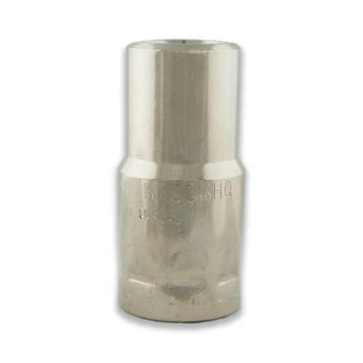 Bernard Quik Tip Hd Thread-On Nozzle, 3/4" Bore, Plated Copper (10 Per Pkg)