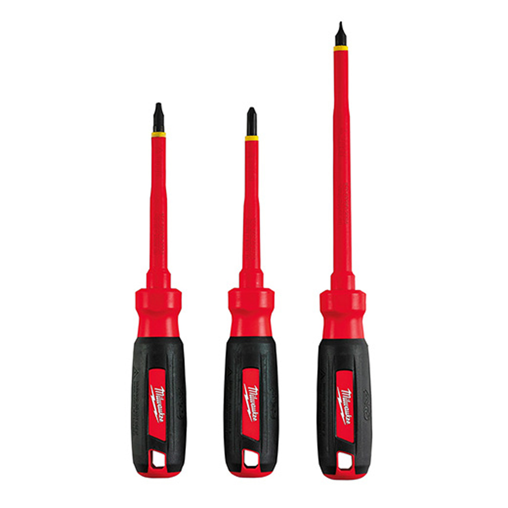 Milwaukee 48222202 3pc 1000V Insulated Screwdriver Set Capital