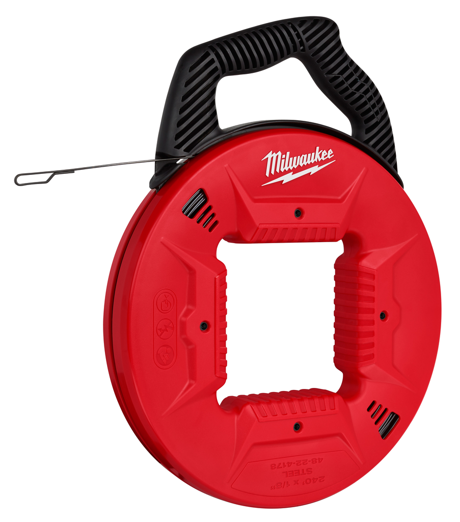 Milwaukee 48224178 240ft 1/8" Steel Fish Tape Crawford Electric Supply