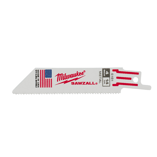 4 in. 14 TPI Thin Kerf SAWZALL® Blades (5 Pack)
